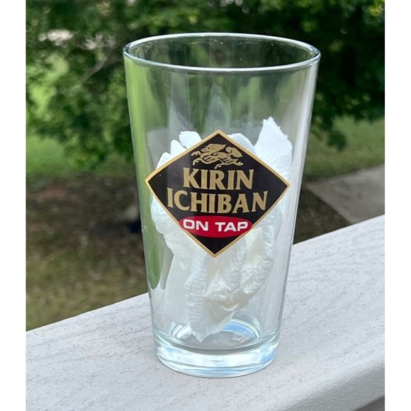 Kirin Ichiban On Tap Japanese Lager Style Beer Japan Logo Pint Glass - Picture 1 of 4